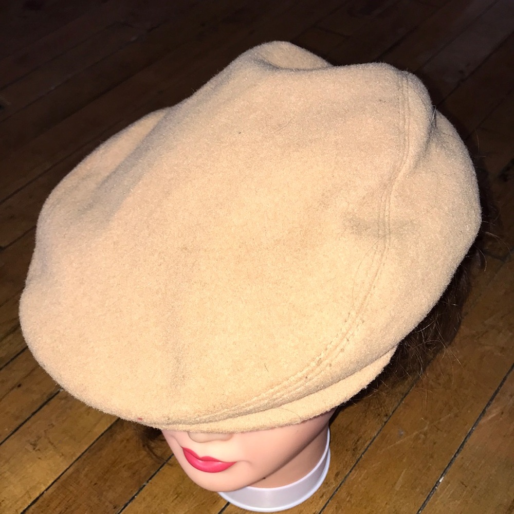 Cream Newsboy Cap - Dobbs Fifth Avenue Men's Wool-Blend‎ Hat